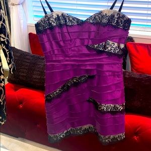 Purple Bebe mini dress